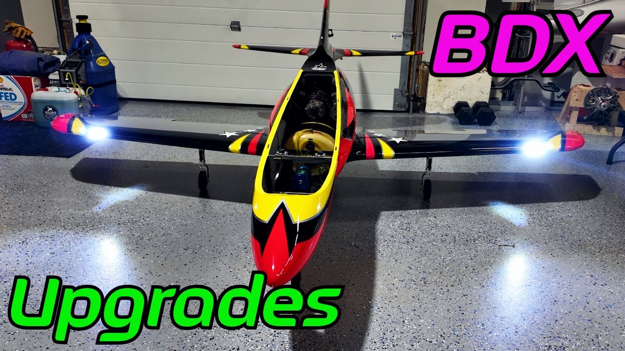 Elite Aerosports BDX JET Gets Upgrades! - Lights, Pitot Tube & Smoke
