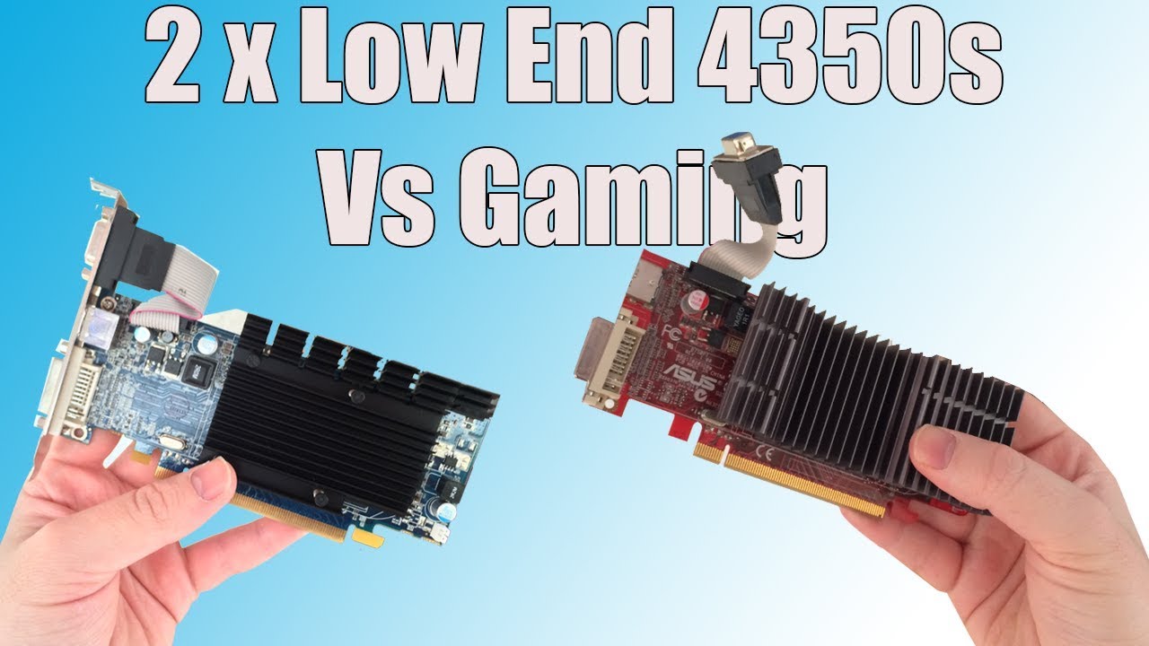 Crappy Crossfire - Two HD 4350s Take on Games!