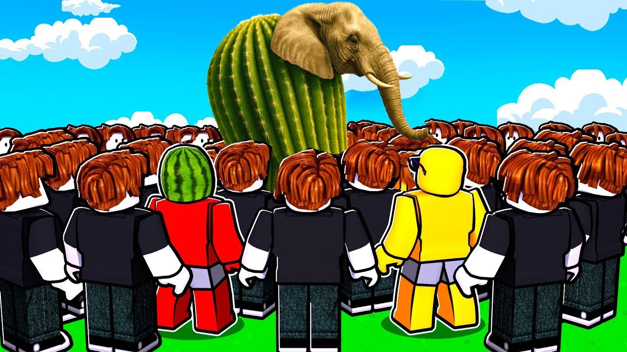 1 Brainrot VS 100 კაცი რობლოქსში!