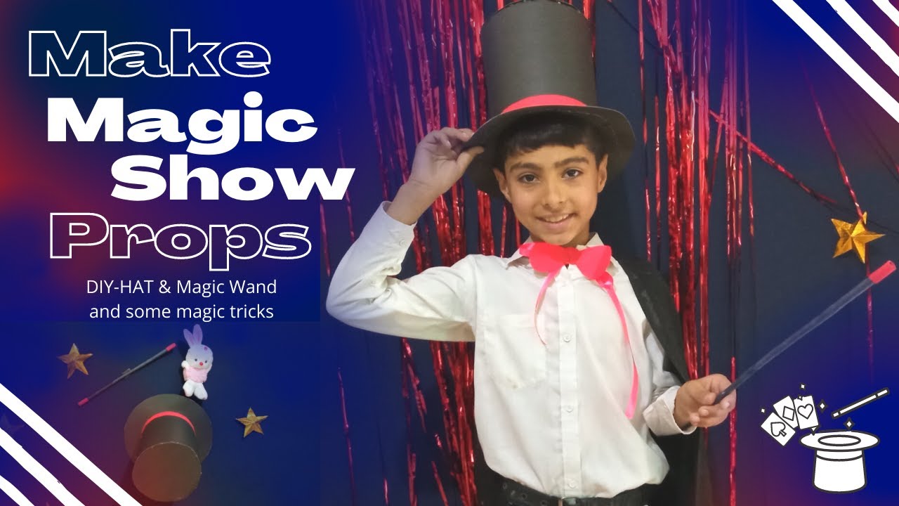 How to make magic hat and wand at home | Easy magic tricks | Easy DIY