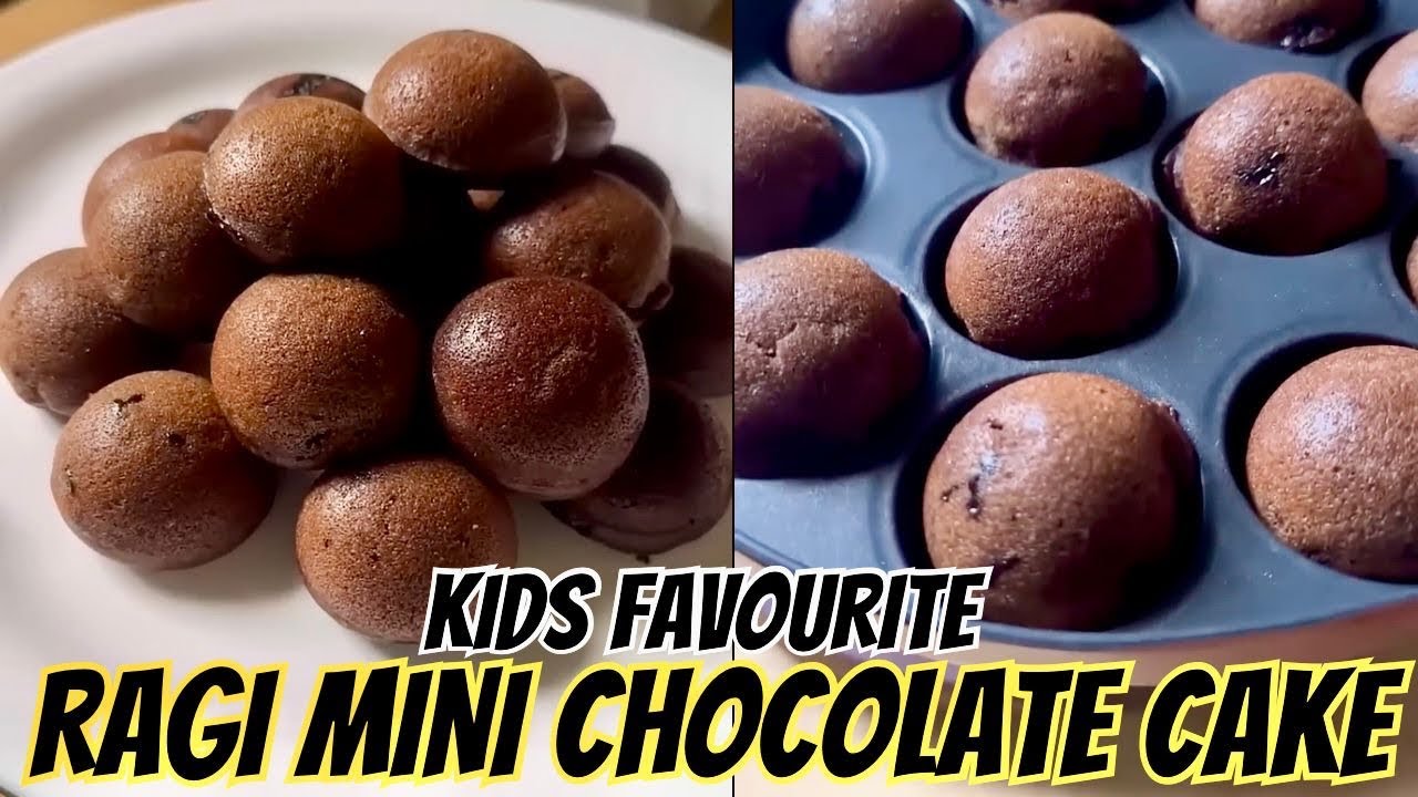 Kids’ Favourite Ragi Mini Chocolate Cake 😋| Doctor and Daughter's Kitchen