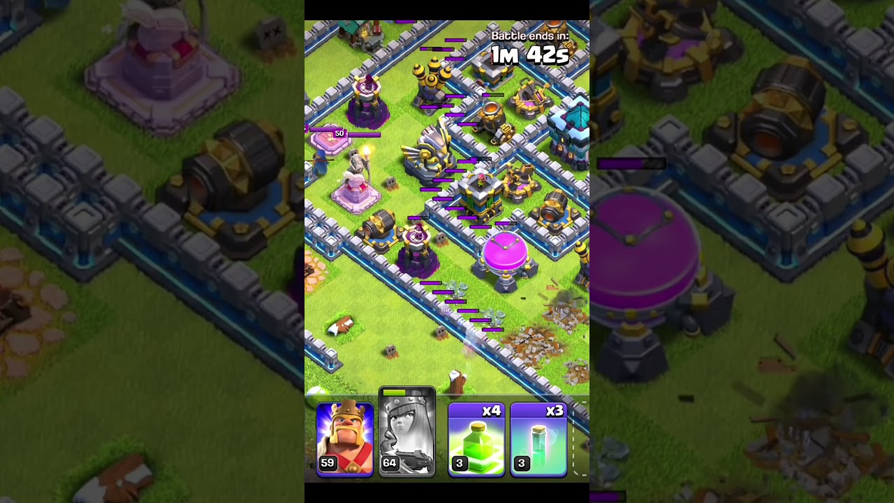 1M+ loot with sneaky goblins 😱 #coc #cocviralshorts #1mloot #sneakygoblins