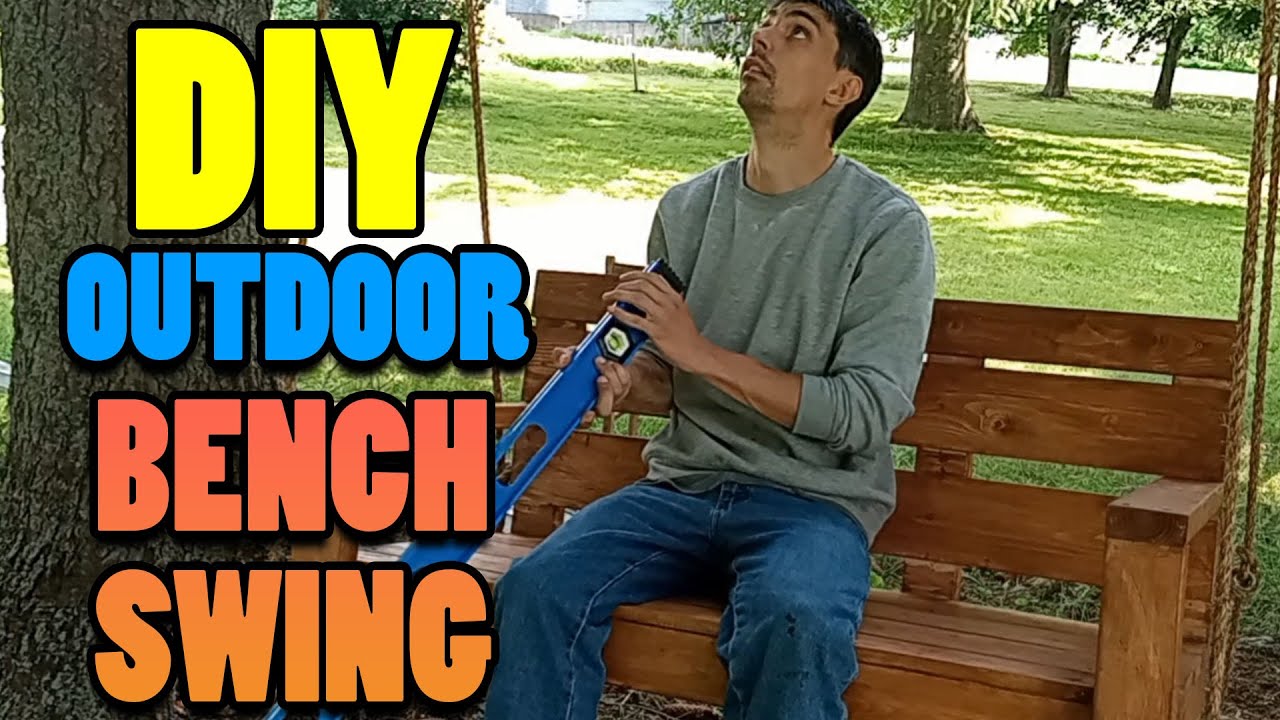Do it Your Self Outdoor Bench Swing