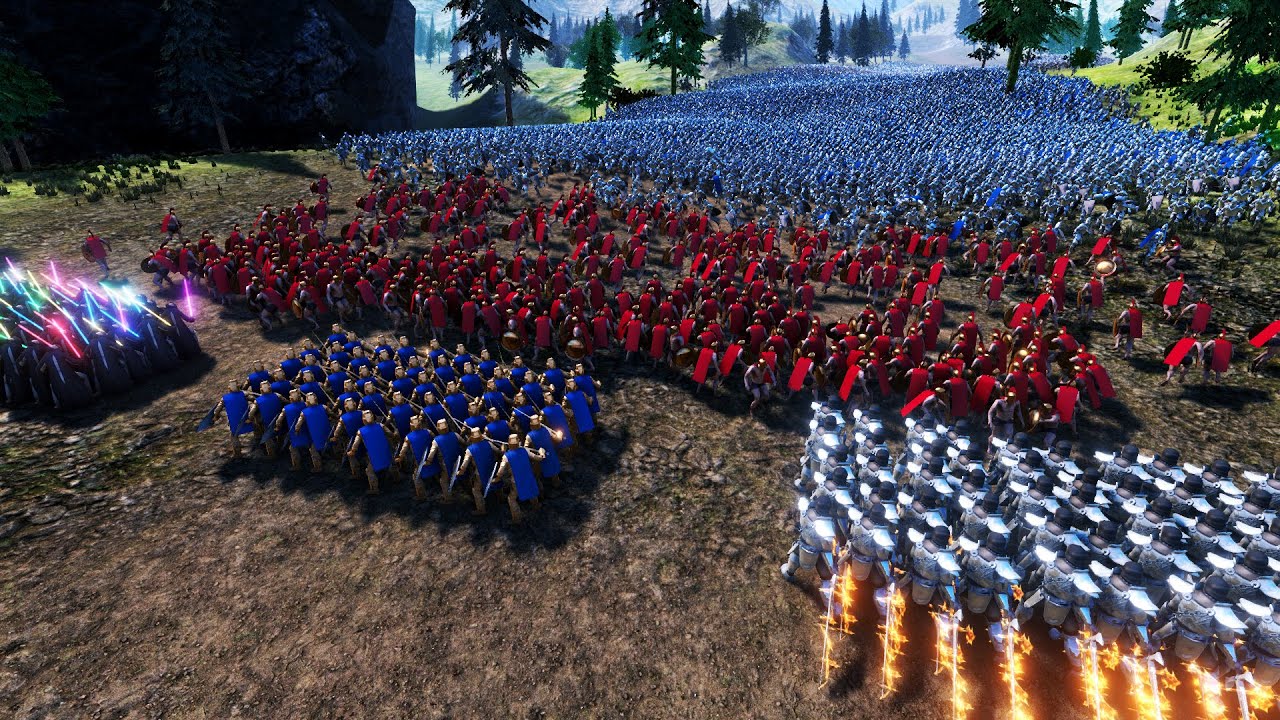 Heroes Defend Castle From Invaders Ultimate Epic Battle Simulator UEBS