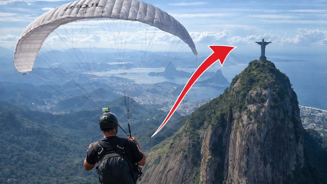 Hike e fly pedra da Gavea, Com destino Cristo Redentor