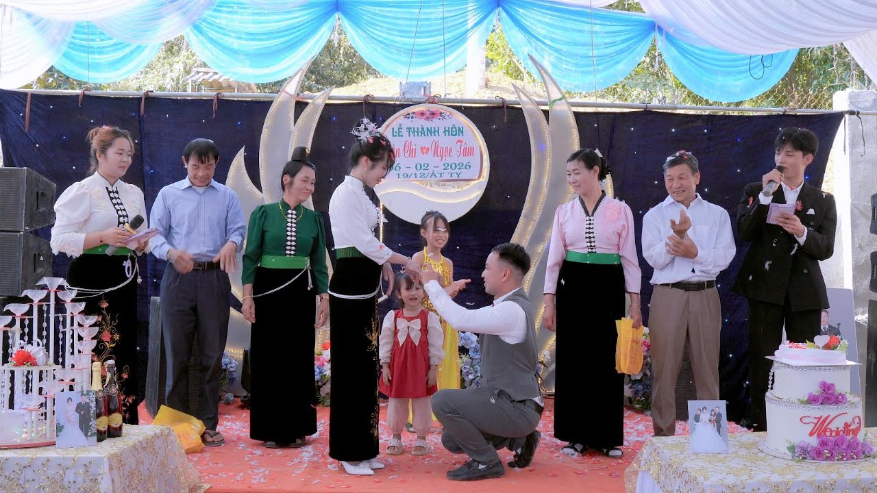 TOÀN CẢNH LỄ THÀNH HÔN:  VĂN CHÍ💍NGỌC TÂM 6.2.2026 TẠI TƯ GIA NHÀ TRAI BẢN LÚM-MƯỜNG MÙN.