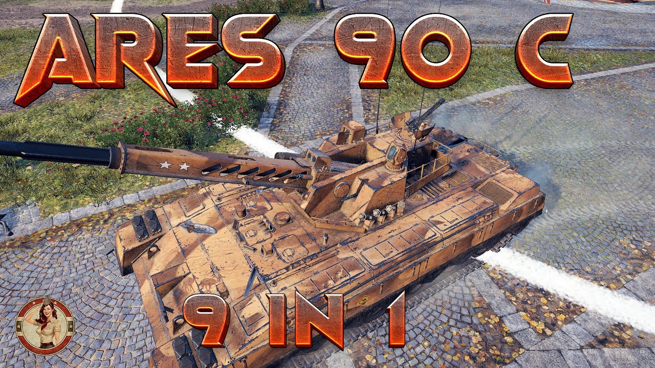 Ares 90 C | 9 in 1 | World of Tanks Replay | WoT Replays