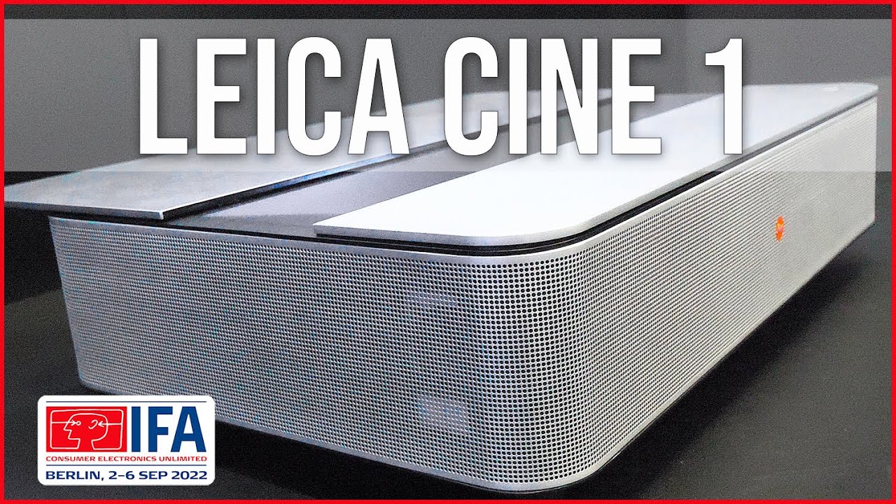 Leica Cine 1 - 4K Laser Kurzdistanzprojektor mit Hisense Technik vorgestellt