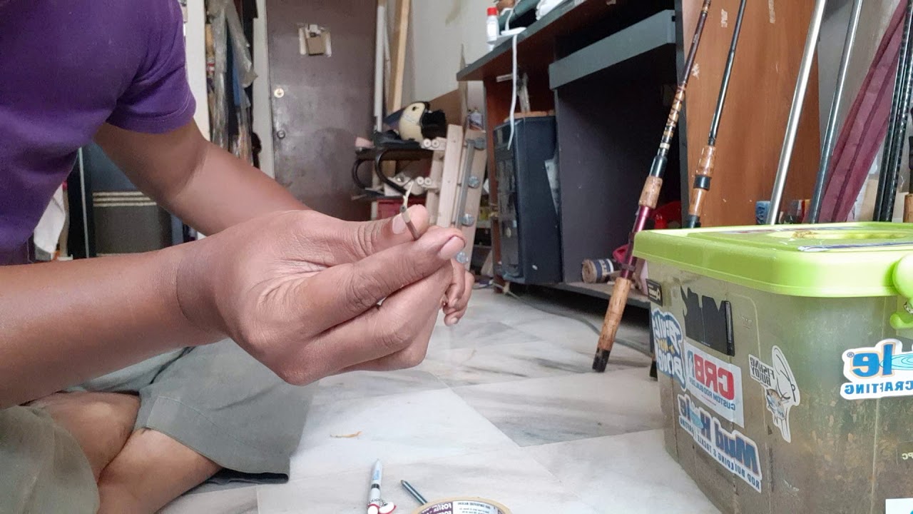 Backbone finding rod custom, mencari tulang pada blank untuk rod custom