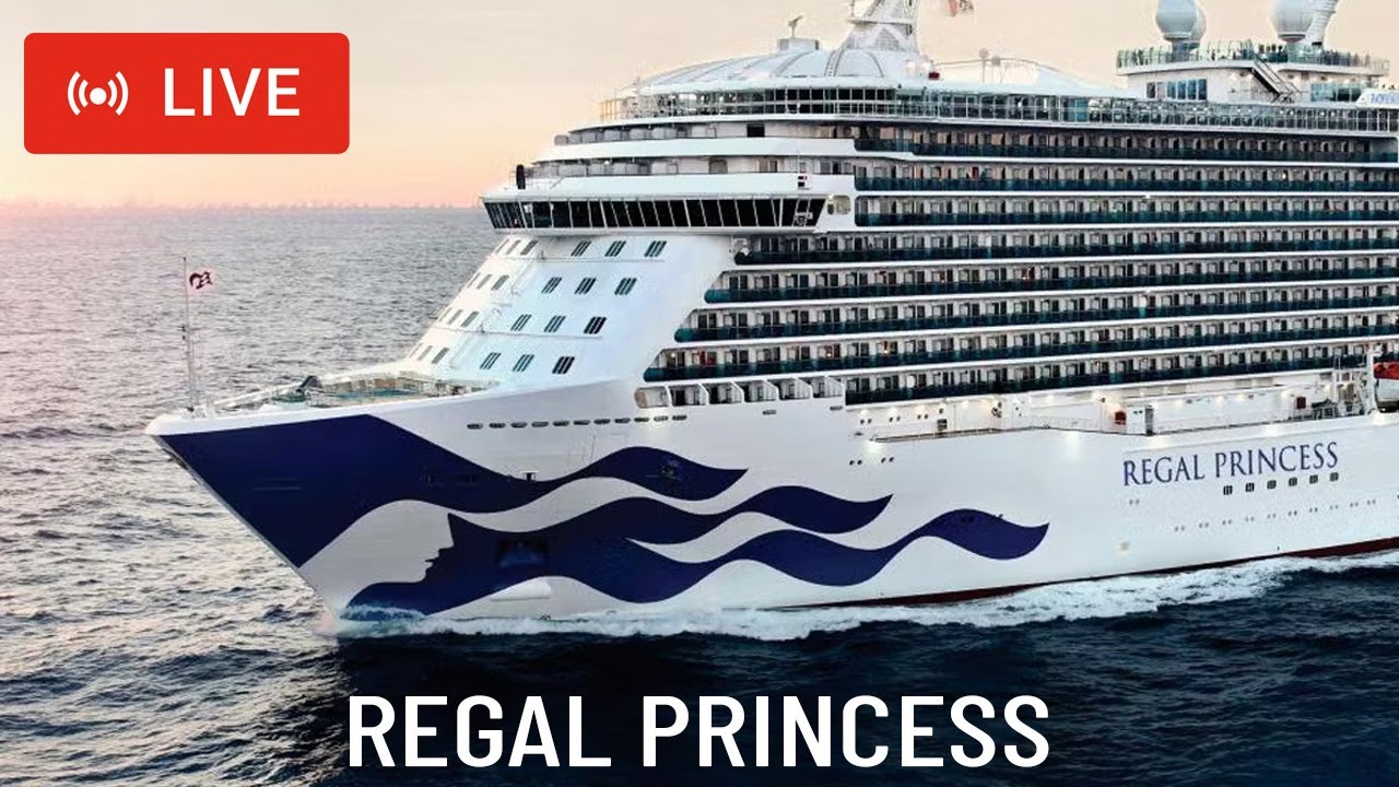 SHIPS TV - Regal Princess Cruise Ship Departing Port of Southampton (LIVE)