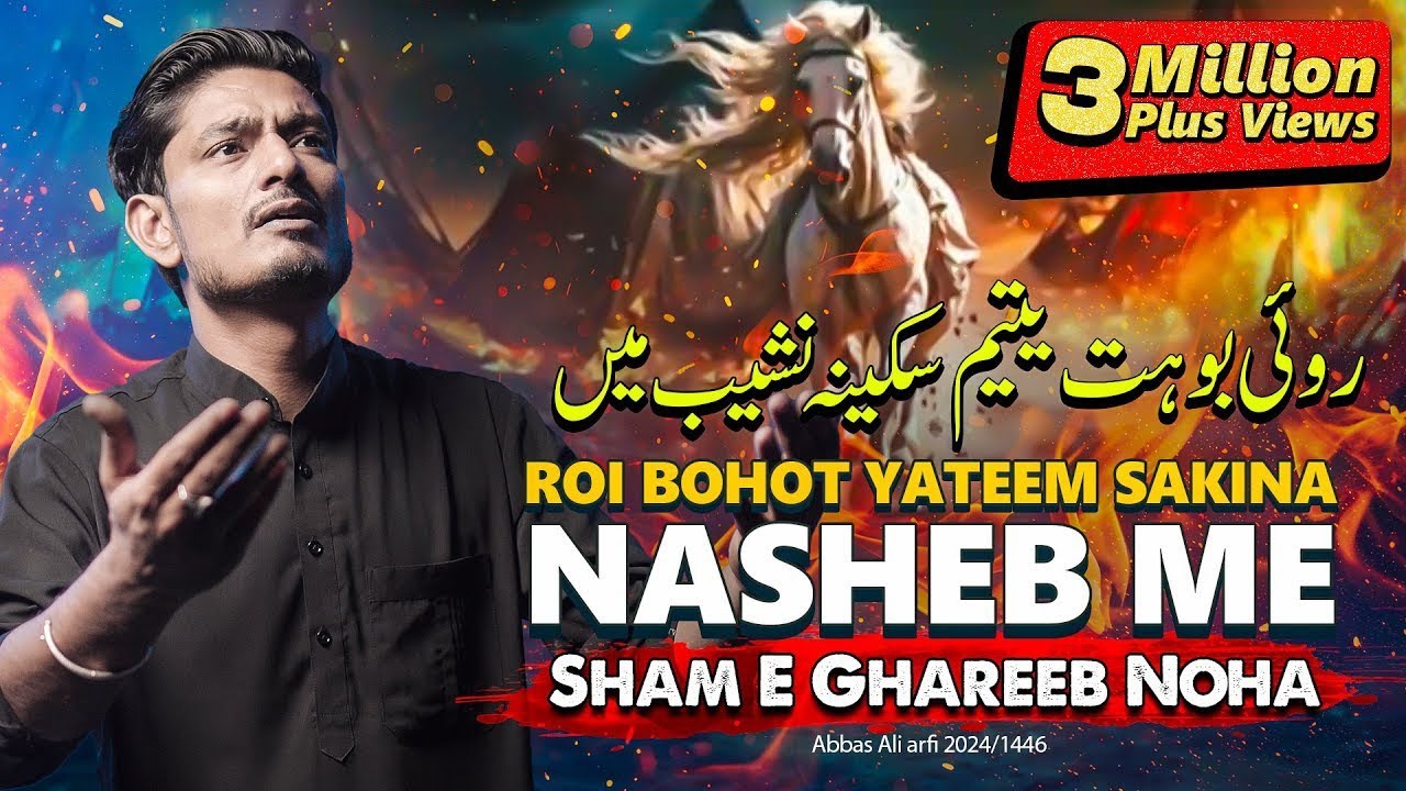 ROI BAHUT YATEEM SAKINA NASHEB ME | Abbas Ali Arfi Noha 2025 | Sham e Ghareeba | Muzaffarpur | 