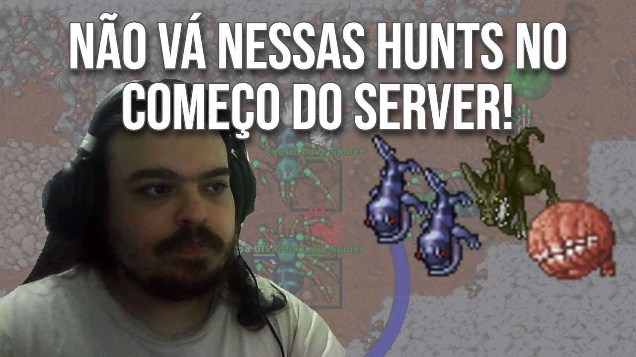 Hunts para NÃO IR em começo de servidor do RUBINOT e quais IR NO LUGAR