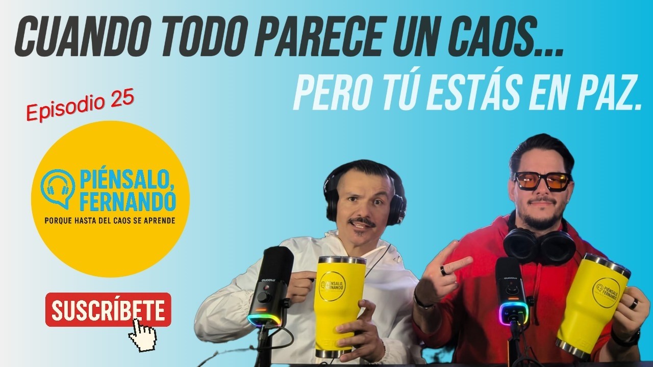 Cuando todo parece un caos...pero tú estás en paz. #piensalofernando