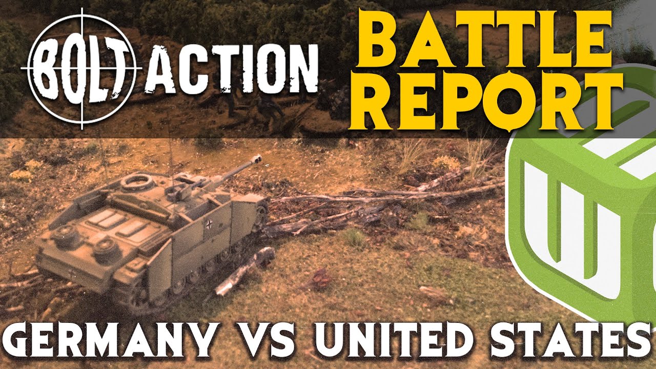 Germans vs United States Bolt Action Battle Report Ep 04