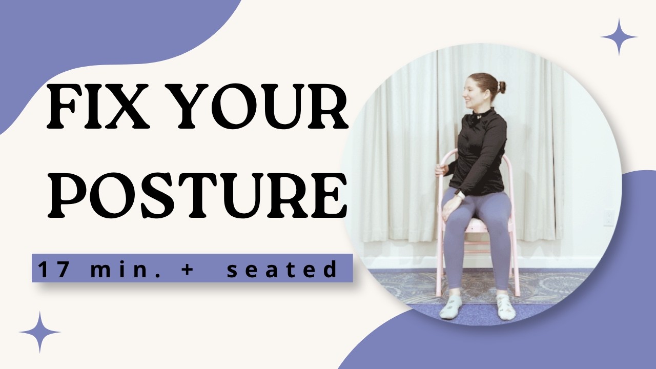 17-Min. Seated Yoga for Upper Shoulders & Neck | Easy Movement in a Chair