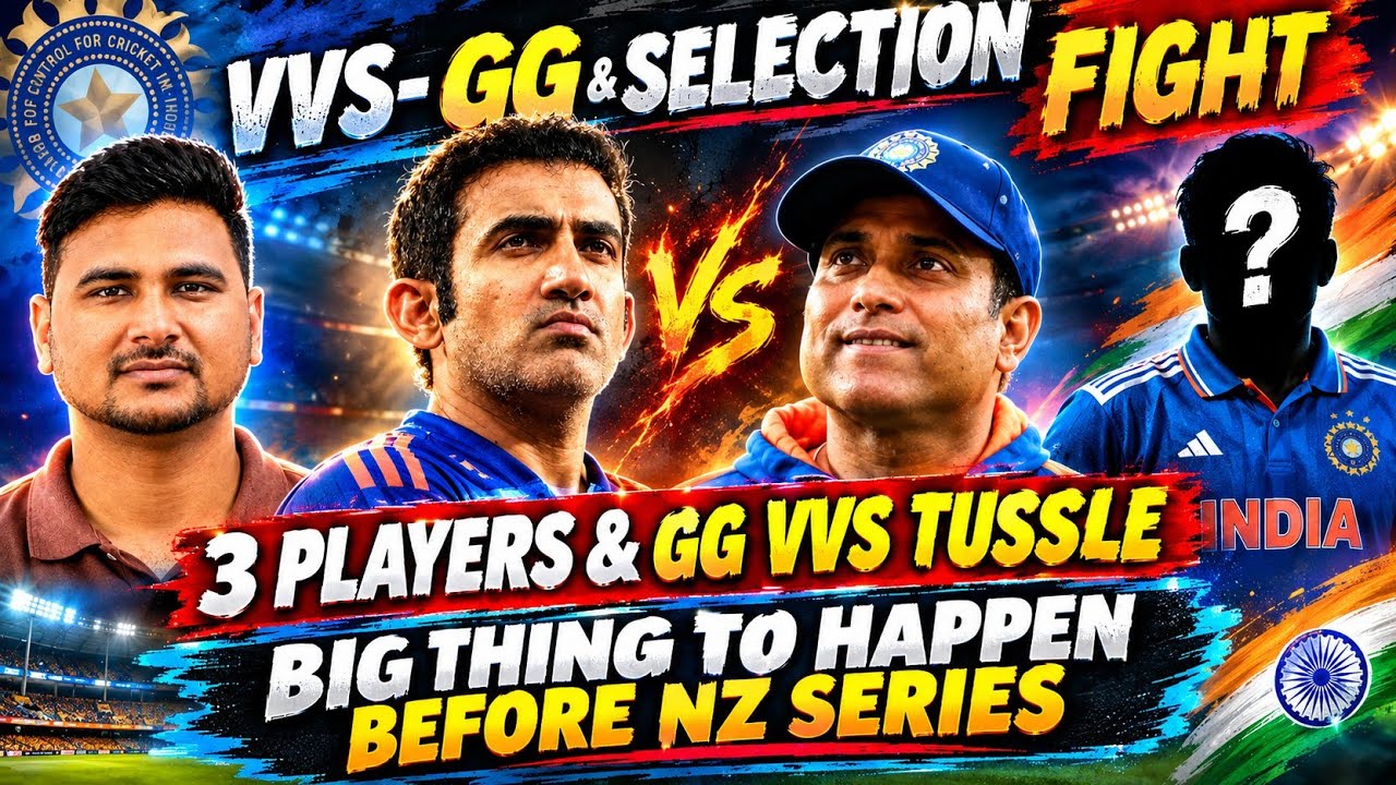 SHOCKING SELECTION FIGHT! Gambhir vs Laxman Split Over 3 Big Names Right Before New Zealand Tour!