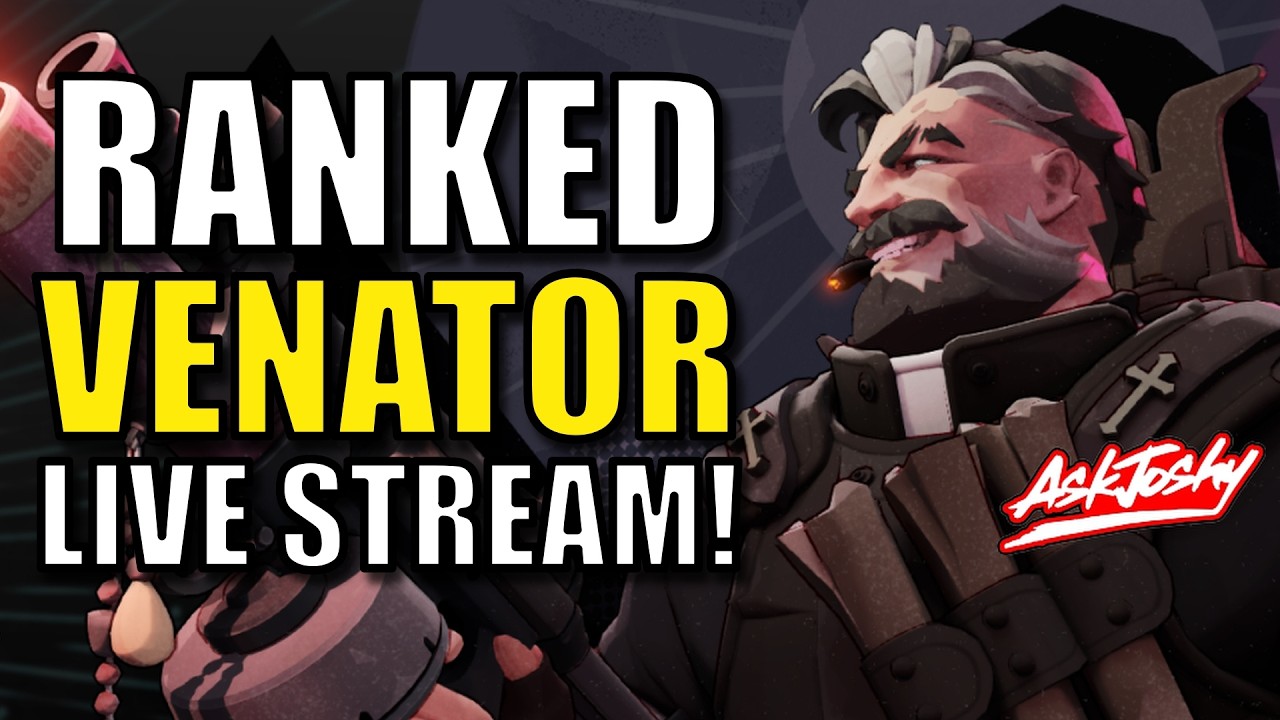 Deadlock Venator Ranked Stream 1! Archon Skills Abilities Kit Items Build Guide New Character Update