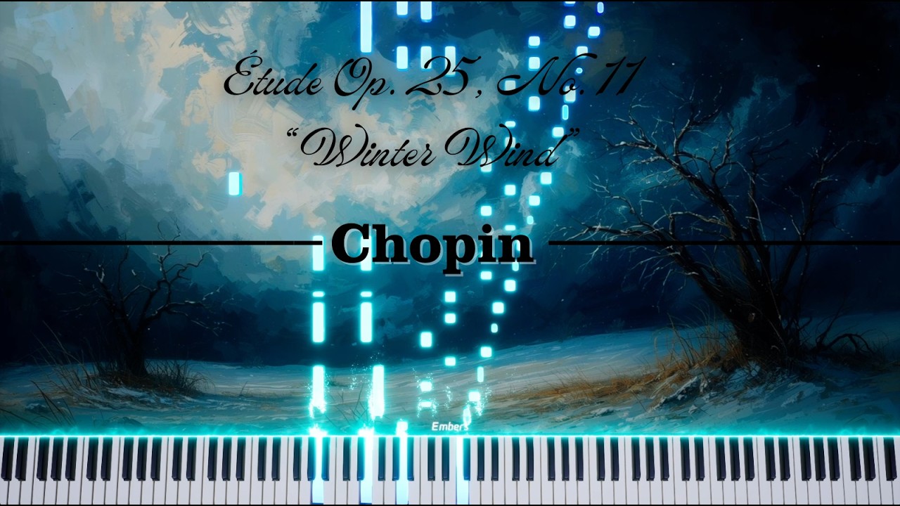 Chopin - Étude Op  25, No  11 in A minor ''Winter Wind''