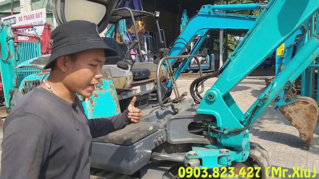 [Phần 2] Máy đào gầu 30 (0.15) Giá tầm 200tr (Kobelco sk030, Yanmar Vio30, Kobelco Sk40sr)