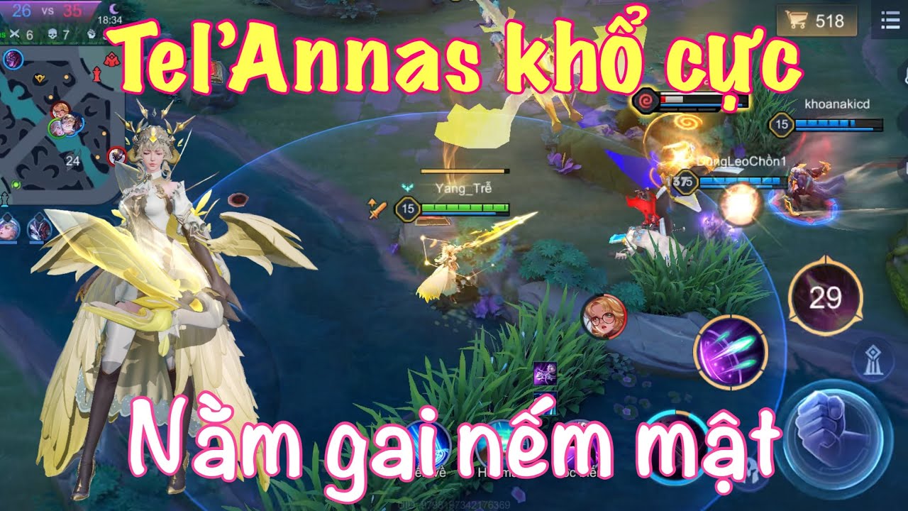 Tel’Annas chị 7 chưa bao giờ khổ như thế này - LQMB