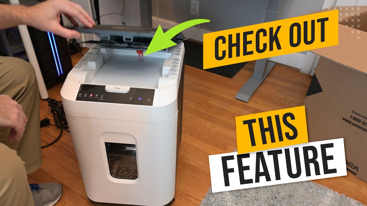 Aurora 200-Sheet Auto Feed Paper Shredder Review