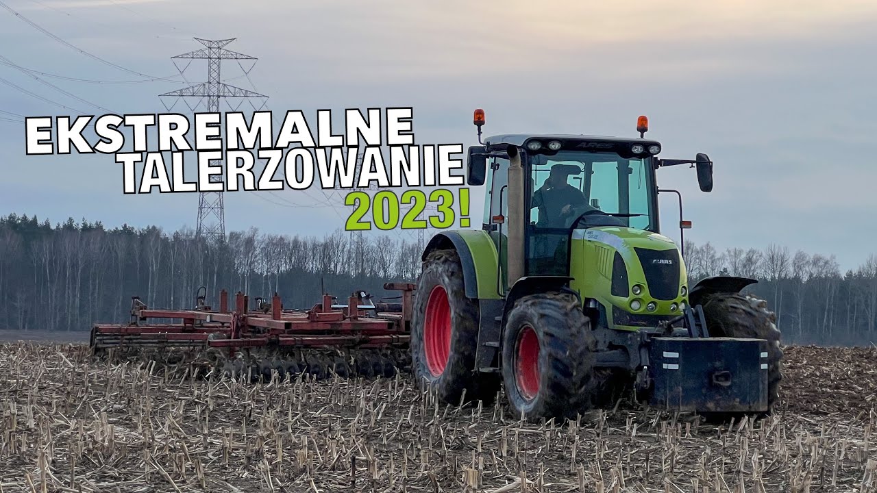 🇵🇱EKSTREMALNE  TALERZOWANIE 2023!㋛︎ Wtopa!? ☆Claas Ares 697 ATZ☆