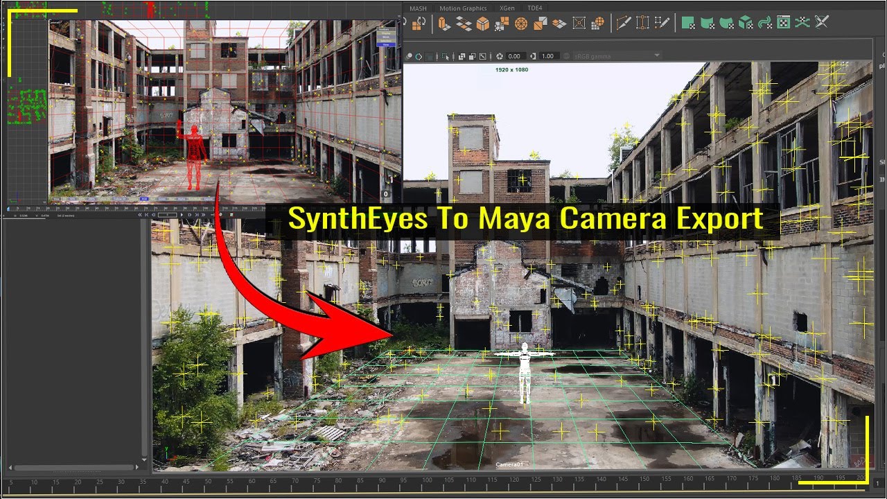 Syntheyes to Maya Camera Export | Syntheyes to Maya