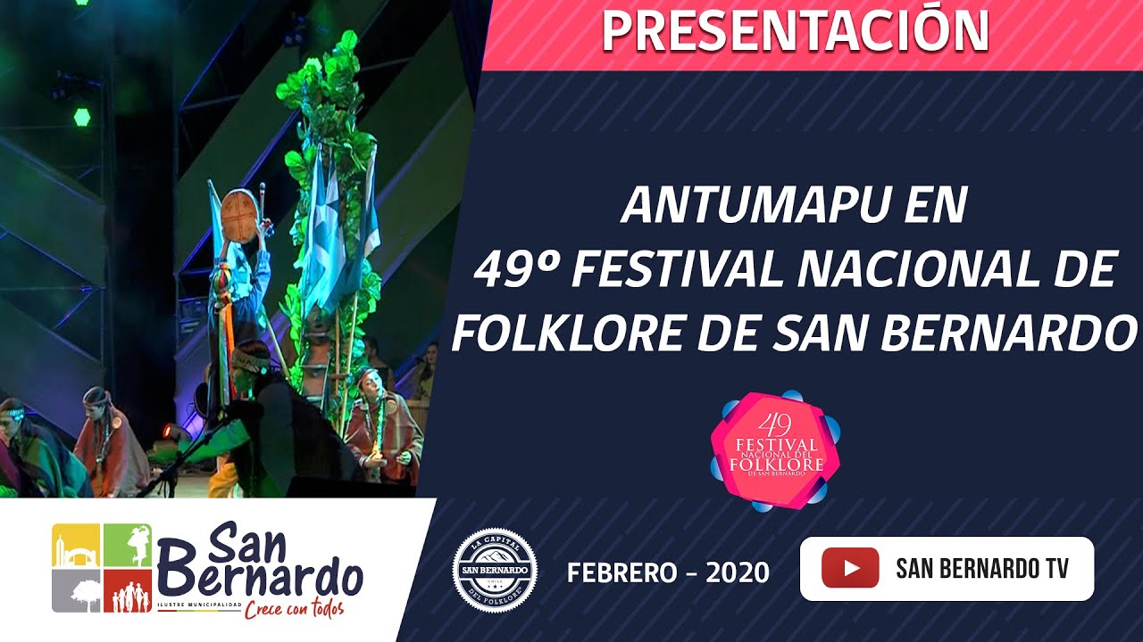 Ballet folk. Antumapu en 49º Festival Nacional del Folklore de San Bernardo