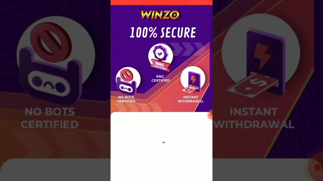 unlimited winzo number OTP website