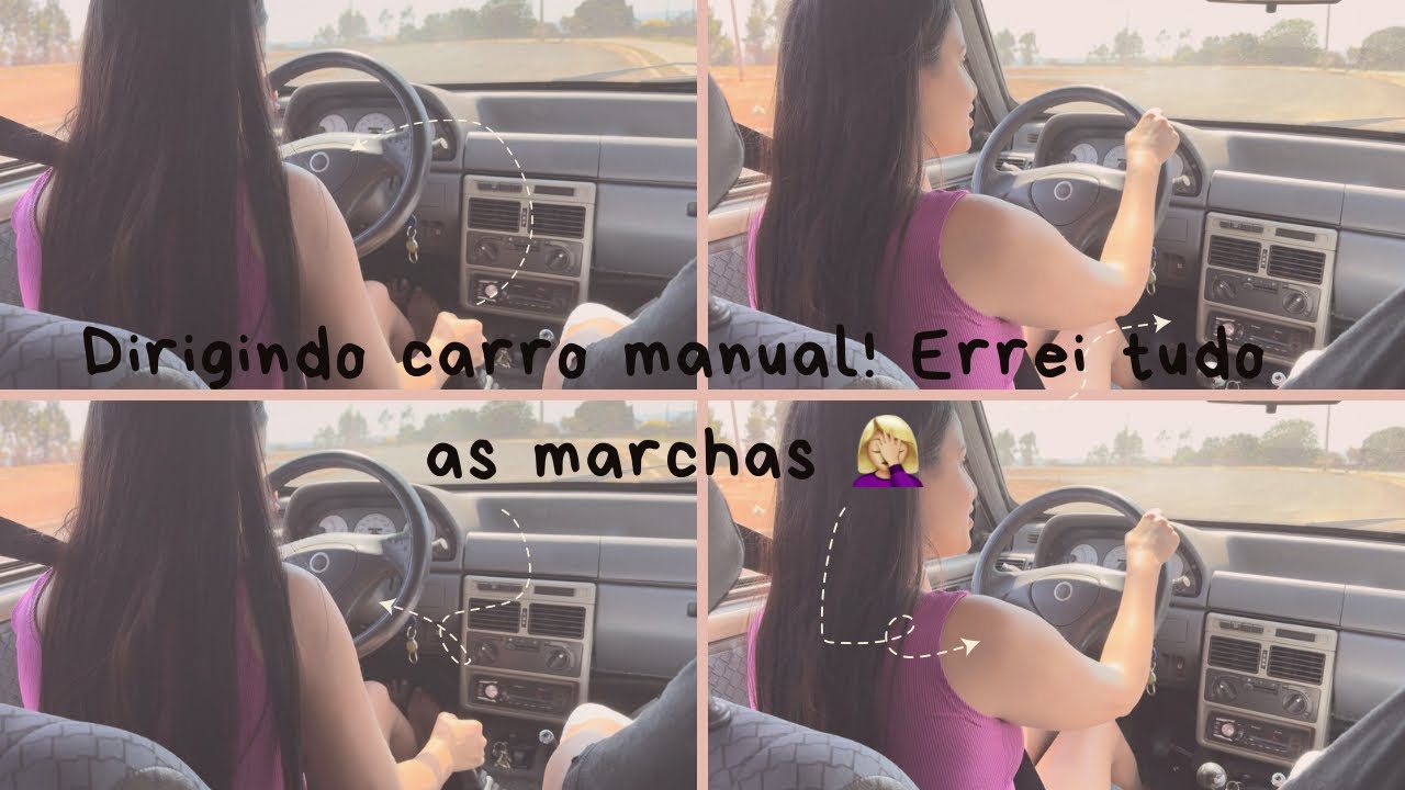 Dirigindo carro manual!Errei tudo as marchas 🤦🏼‍♀️#medodedirigir #dirigir #cnh #carros #uno #vlog