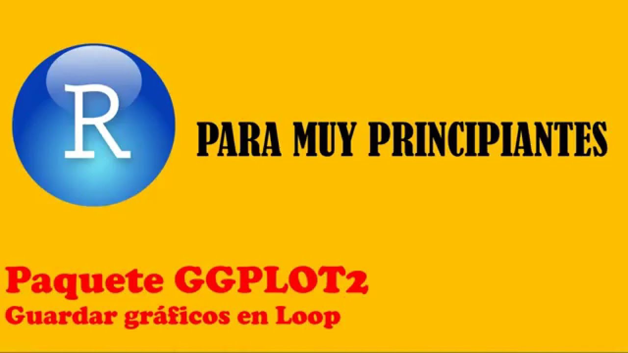 GGPLOT2. Guardar gráficas en Loop.
