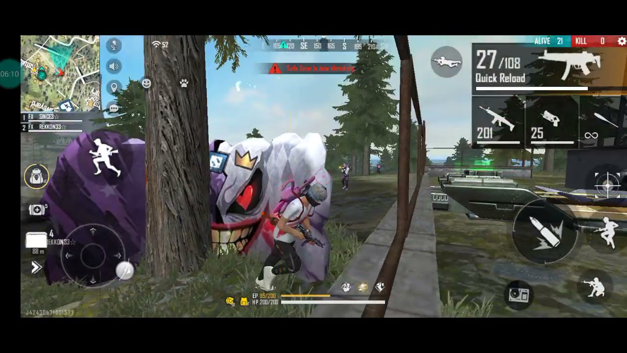 training with FX REKKON |FREE FIRE