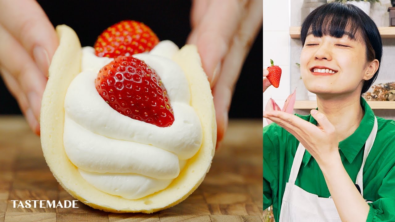 【フライパンで簡単】いちごバナナオムレット(ハムレット)の作り方【きゅうりめし】