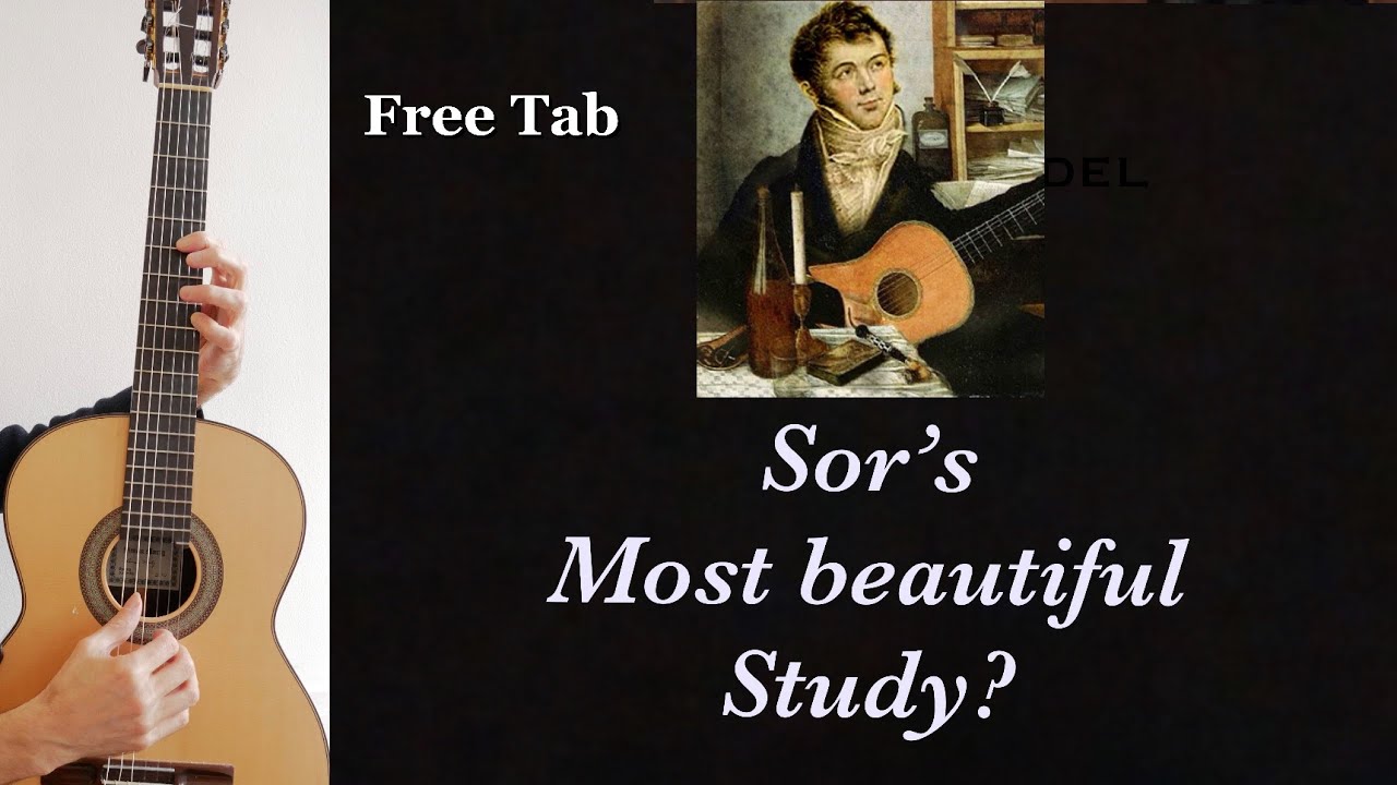 Study Op. 35, No. 24 (F. Sor) Guitar, Sheet and Tab