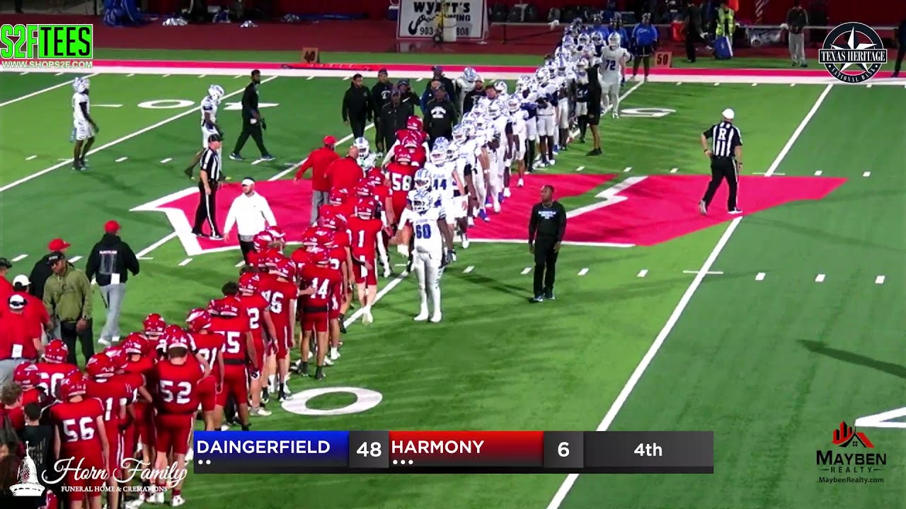 Varsity Football: Daingerfield Vs Harmony