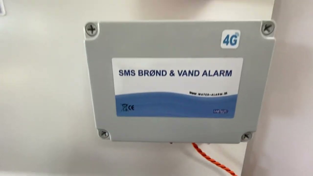 Vand kabel med Detector klar til SMS Styring