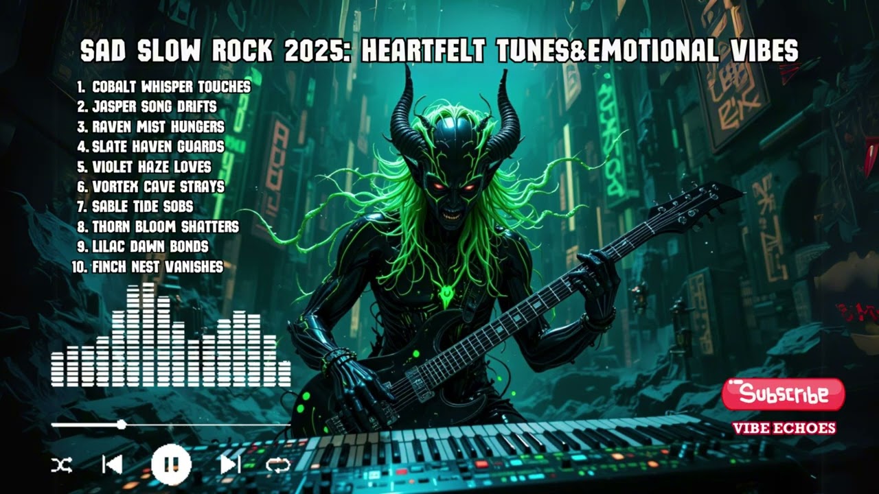 Sad Slow Rock 2025: Heartfelt Tunes&Emotional Vibes | New Rock Bands 2025 | Sad Rock Ballads