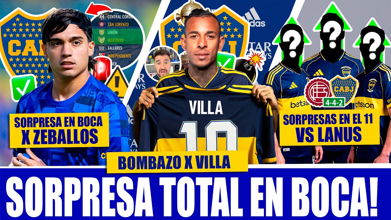 ¡Bombazo INESPERADO en Boca x VILLA! ► La nueva DECISION que tomó Cavani! ► Nuevo CUPO x BLONDEL!