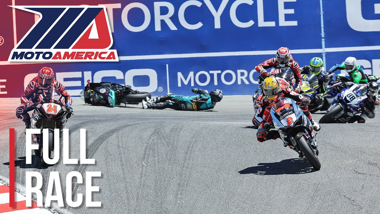 MotoAmerica Supersport Race 2 at Laguna Seca 2022