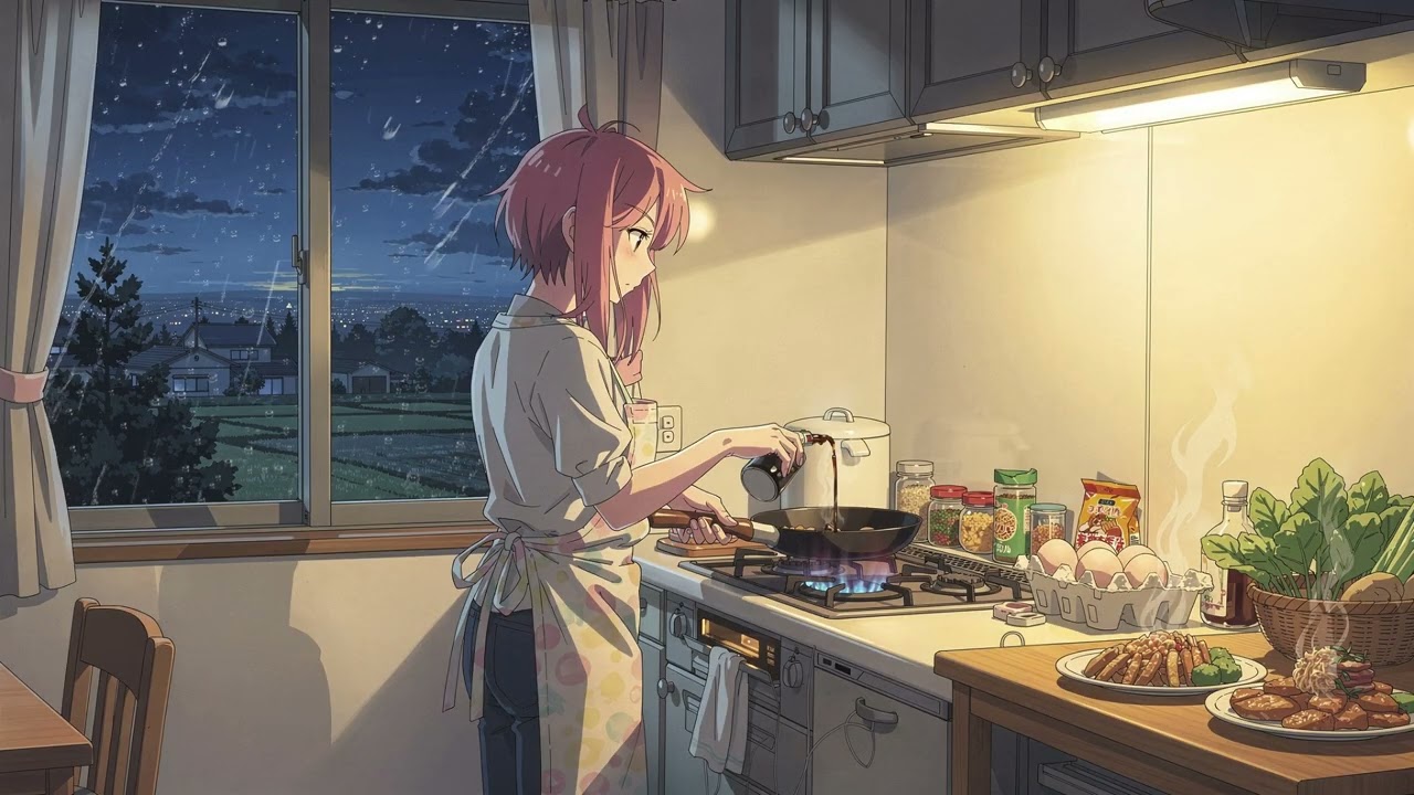 「Chill Lofi Music」Lofi Rainy Night Memo. 006.Sleep Aid / Study / Reading / Pure Music White Noise