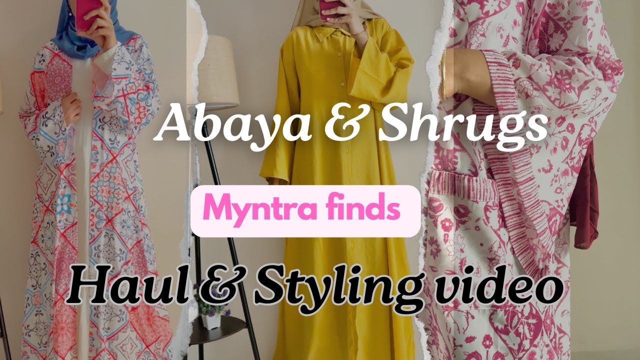 Latest Abaya Shrugs | Summer Shrug | Haul & Styling | 