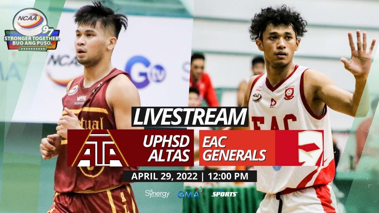 NCAA Season 97: UPHSD Altas vs. EAC Generals (Men's Basketball) | LIVESTREAM