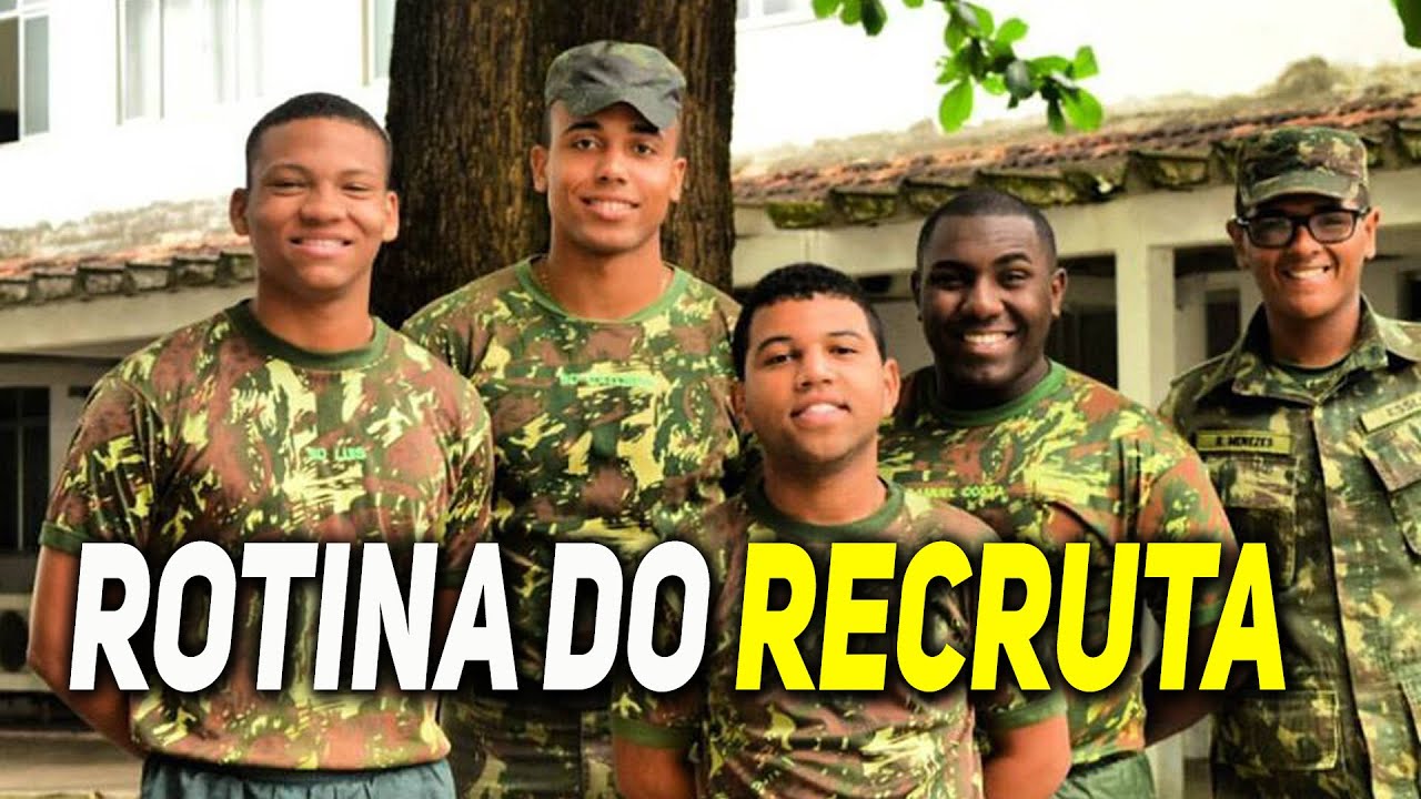 COMO É A ROTINA DE UM RECRUTA NO EXÉRCITO BRASILEIRO? #exército #militar #recruta