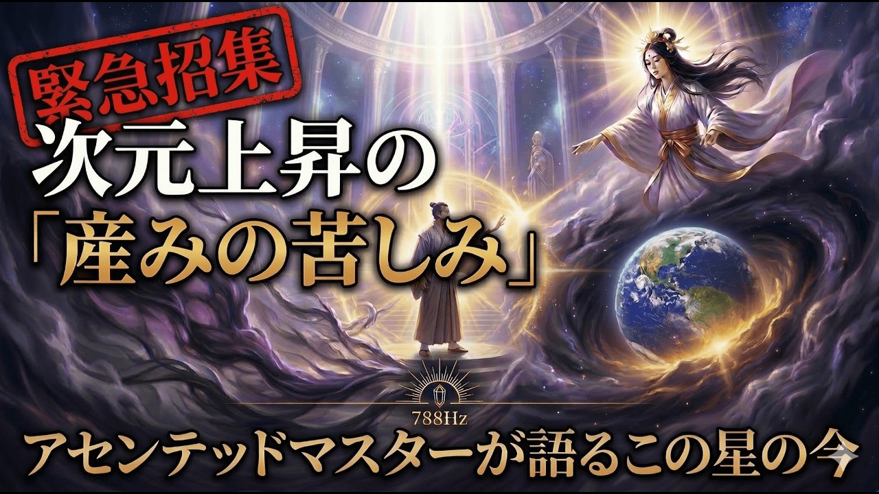 【天照大神が招致】地球転生から帰還したアセンテッドマスターが語る、この星の産みの苦しみ