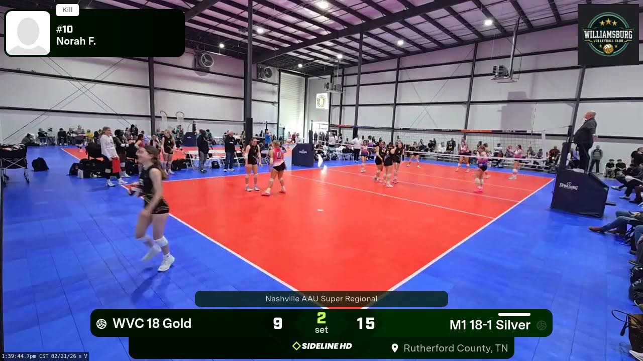 WVC 18 Gold vs. M1 18-1 Silver (2026.02.21)