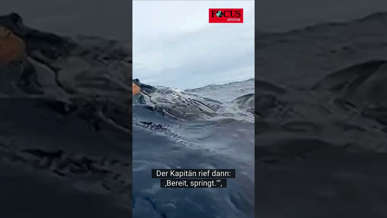 F&auml;hre sinkt vor den Malediven: Passagierin filmt Rettungsaktion von 48 Menschen