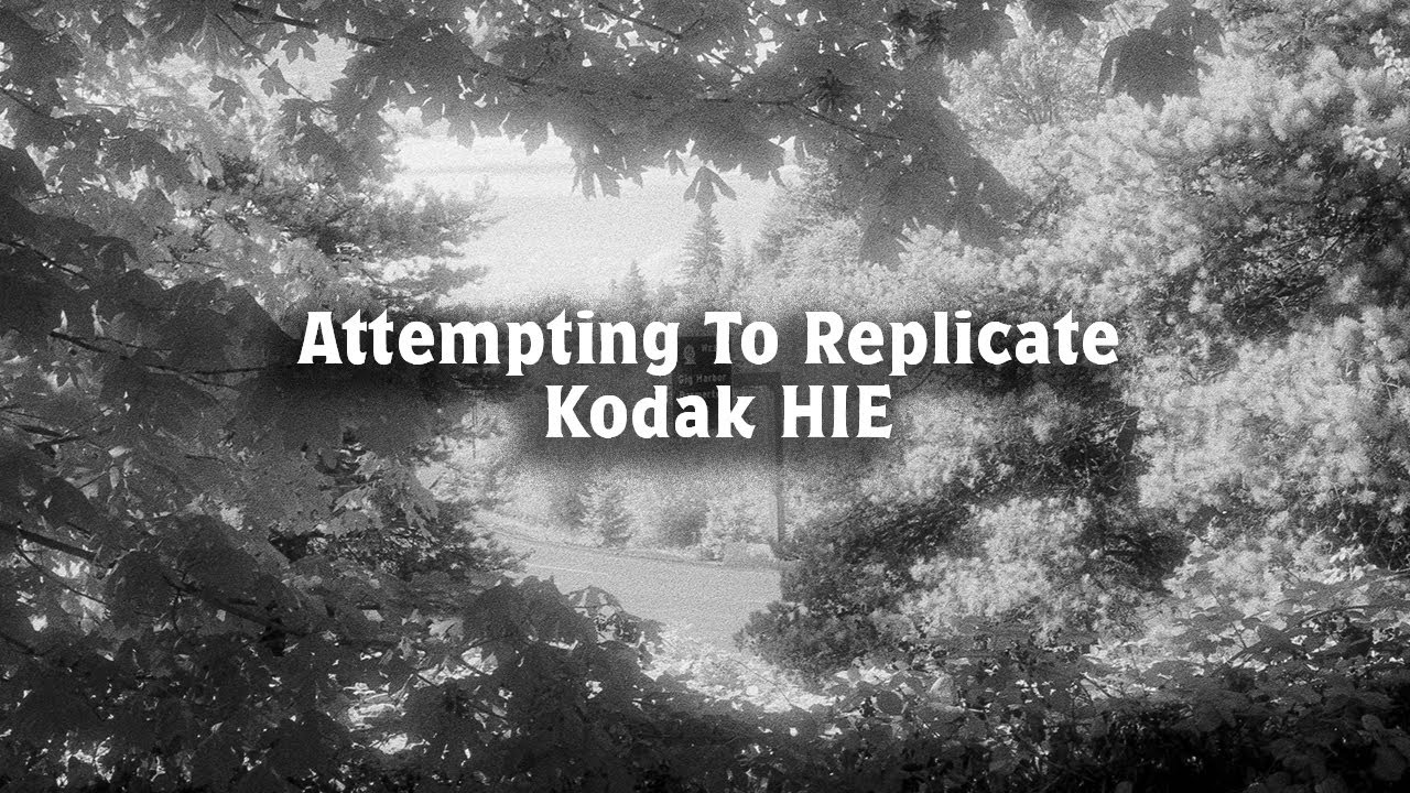 Попытка воспроизвести эффект Kodak HIE | Tiffen Fog 3