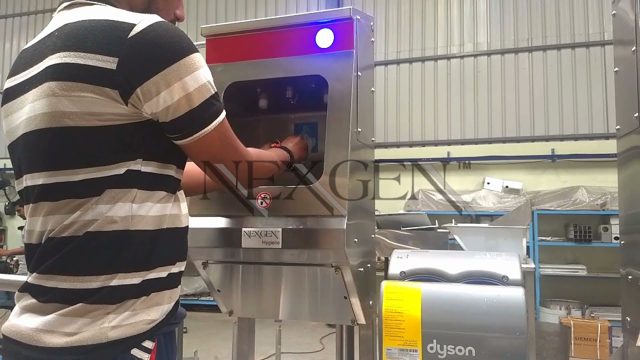 Walk-Through Complete Hygiene Station with Boot Cleaning | Hygiene System | NEXGEN HYGIENE.