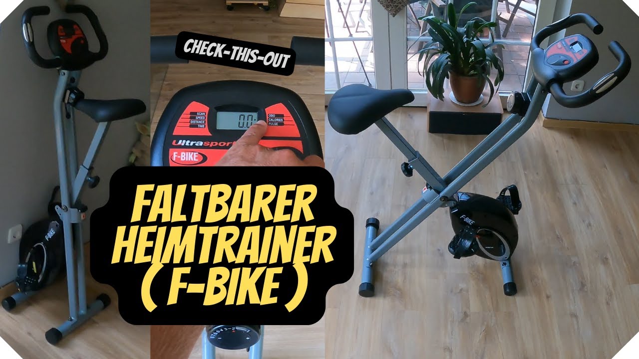 Faltbarer Heimtrainer ( Ultrasport F-Bike )