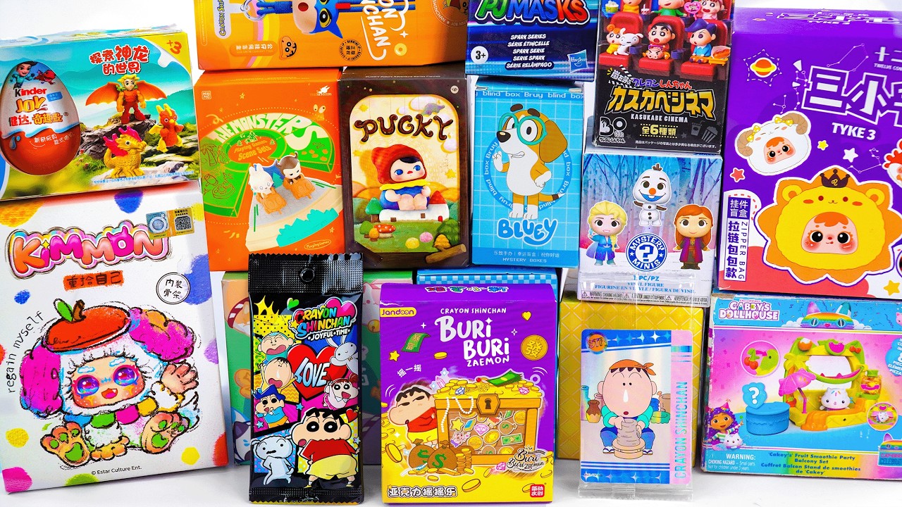 An Hour of Mystery Toys Cute Unboxing ASMR NO TALKING | Beo Beo Toys pt2